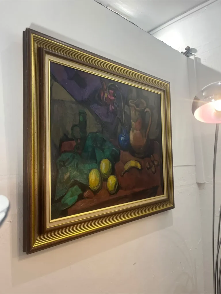 Tableau encadré racheté lors d'un débarras et remis en vente